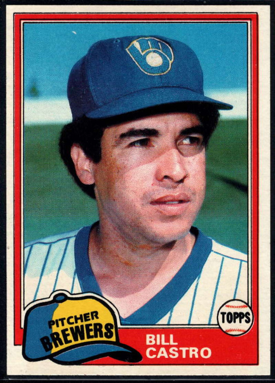 1981 Topps #271 Bill Castro VG Milwaukee Brewers 