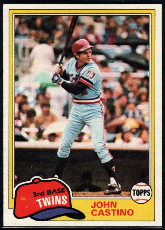 1981 Topps #304 John Castino VG Minnesota Twins 