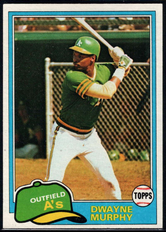 1981 Topps #341 Dwayne Murphy VG Oakland Athletics 