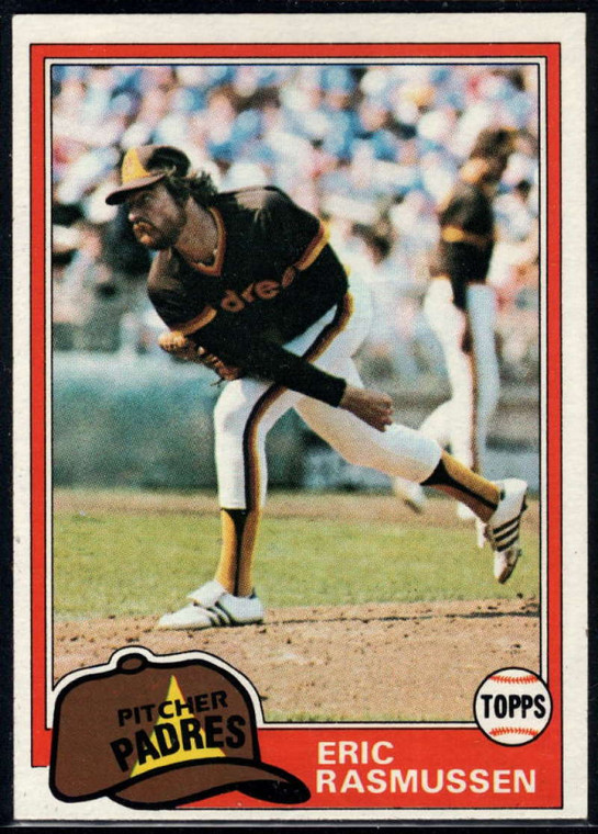 1981 Topps #342 Eric Rasmussen DP VG San Diego Padres 