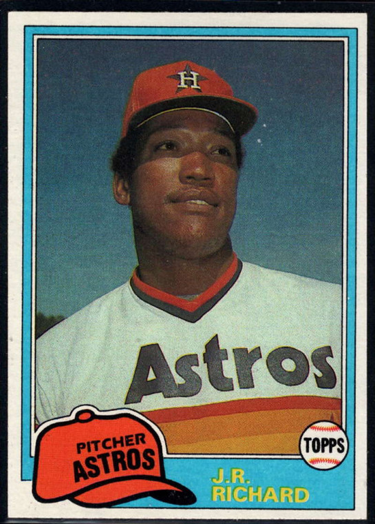 1981 Topps #350 J.R. Richard VG Houston Astros 