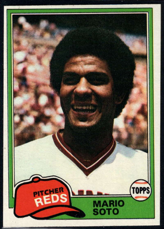 1981 Topps #354 Mario Soto VG Cincinnati Reds 