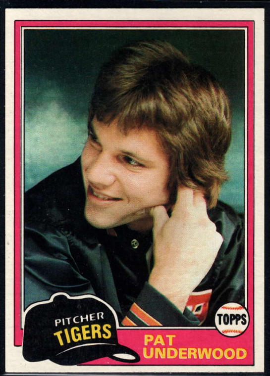1981 Topps #373 Pat Underwood VG Detroit Tigers 