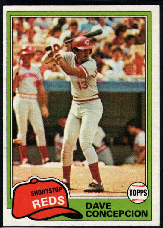 1981 Topps #375 Dave Concepcion VG Cincinnati Reds 