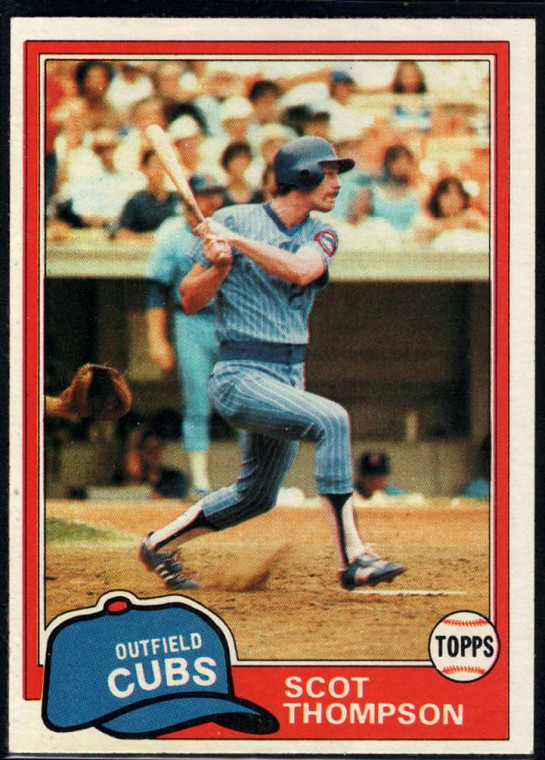 1981 Topps #395 Scot Thompson VG Chicago Cubs 