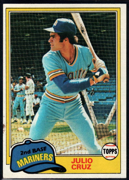 1981 Topps #397 Julio Cruz VG Seattle Mariners 