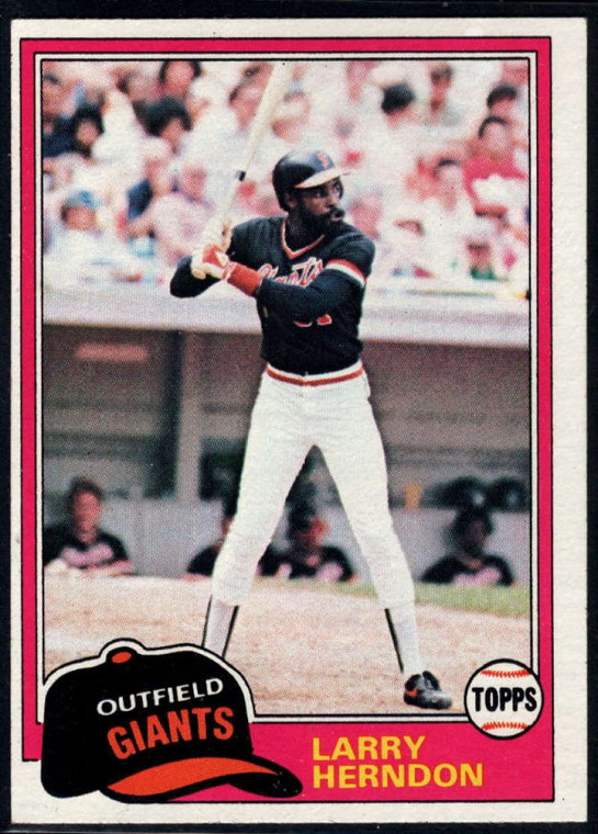 1981 Topps #409 Larry Herndon VG San Francisco Giants 