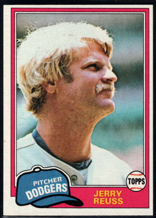 1981 Topps #440 Jerry Reuss VG Los Angeles Dodgers 