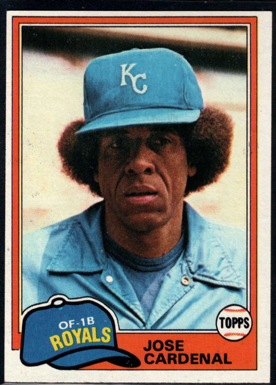 1981 Topps #473 Jose Cardenal VG Kansas City Royals 