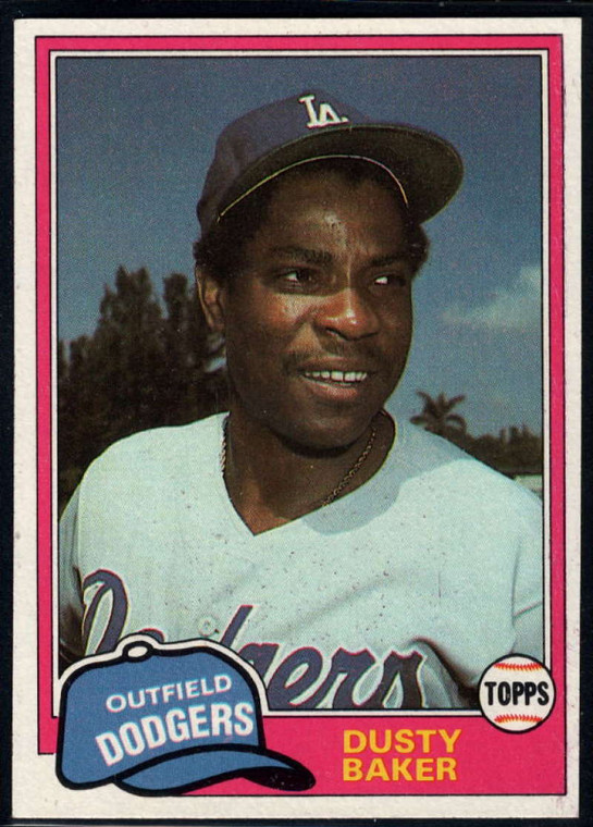 1981 Topps #495 Dusty Baker VG Los Angeles Dodgers 