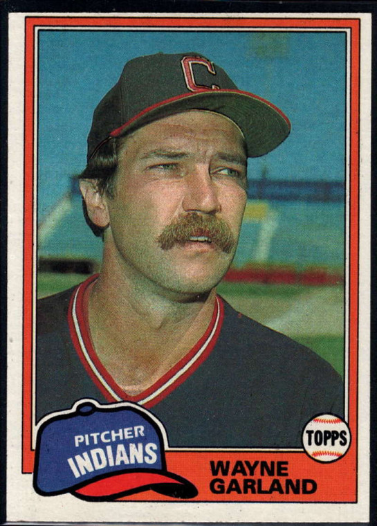 1981 Topps #511 Wayne Garland VG Cleveland Indians 