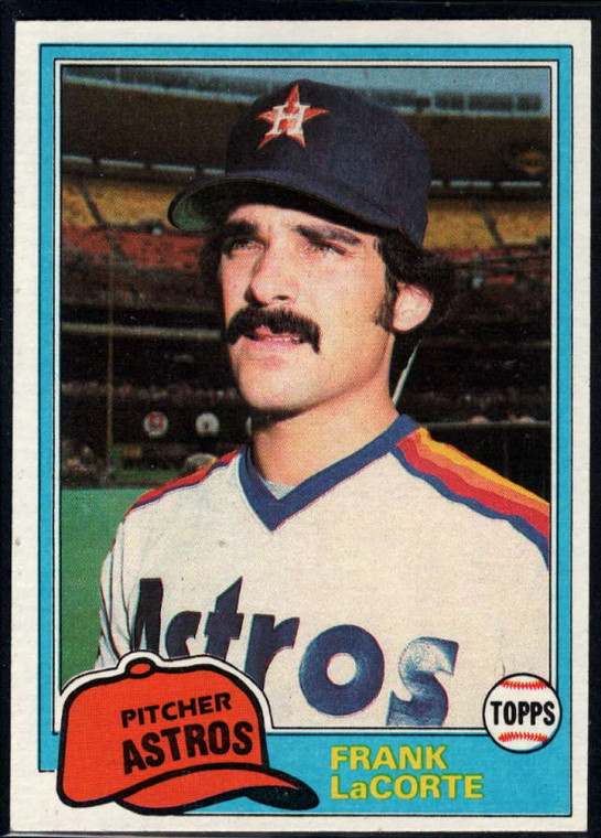 1981 Topps #513 Frank LaCorte VG Houston Astros 