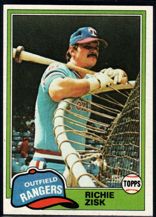 1981 Topps #517 Richie Zisk VG Texas Rangers 