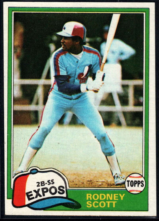 1981 Topps #539 Rodney Scott VG Montreal Expos 