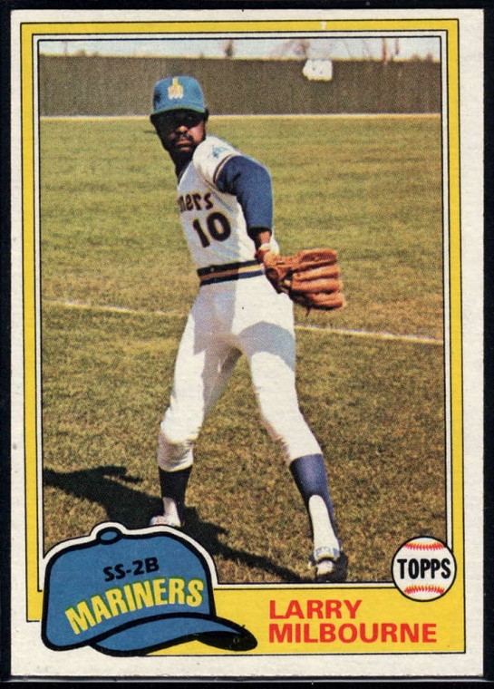 1981 Topps #583 Larry Milbourne VG Seattle Mariners 