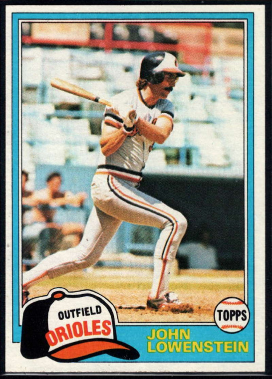 1981 Topps #591 John Lowenstein VG Baltimore Orioles 