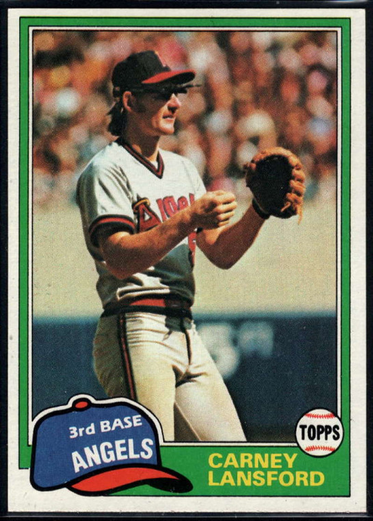 1981 Topps #639 Carney Lansford VG California Angels 