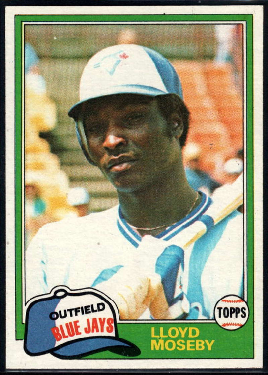 1981 Topps #643 Lloyd Moseby VG RC Rookie Toronto Blue Jays 