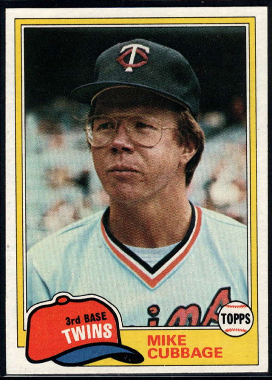 1981 Topps #657 Mike Cubbage DP VG Minnesota Twins 