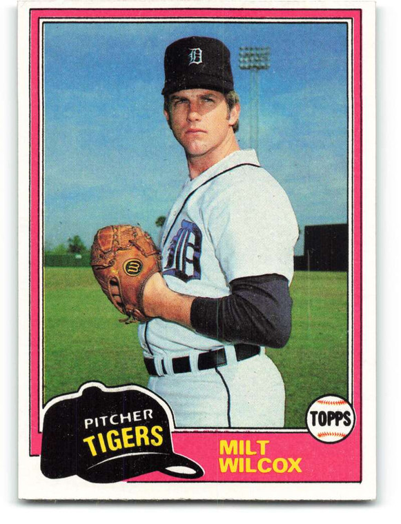 1981 Topps #658 Milt Wilcox VG Detroit Tigers 