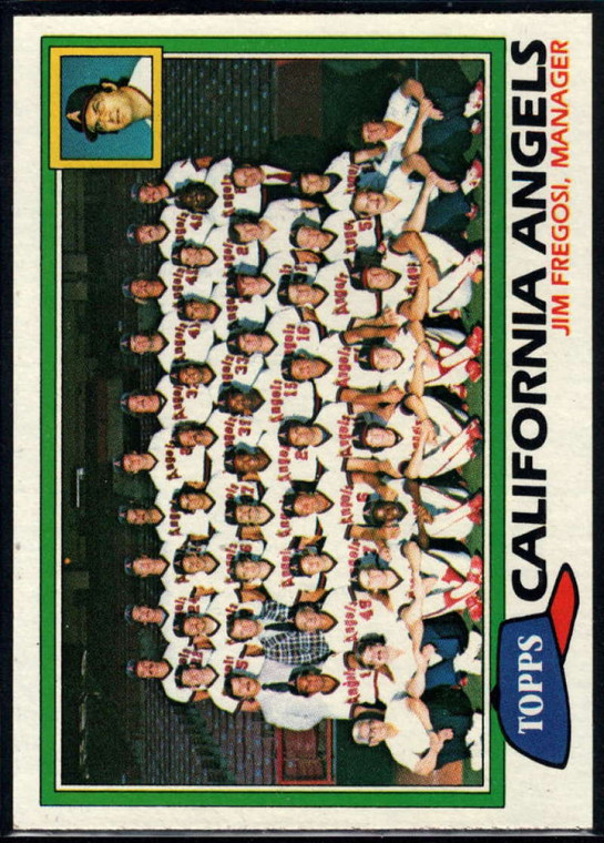 1981 Topps #663 Angels Team/Jim Fregosi MG VG California Angels 