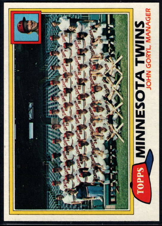 1981 Topps #669 Twins Team/John Goryl MG VG Minnesota Twins 