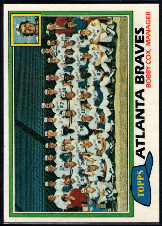 SOLD 15882 1981 Topps #675 Braves Team/Bobby Cox MG VG Atlanta Braves 