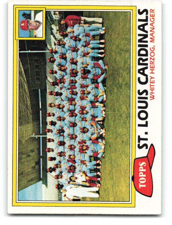 1981 Topps #684 Cardinals Team/Whitey Herzog MG VG St. Louis Cardinals 