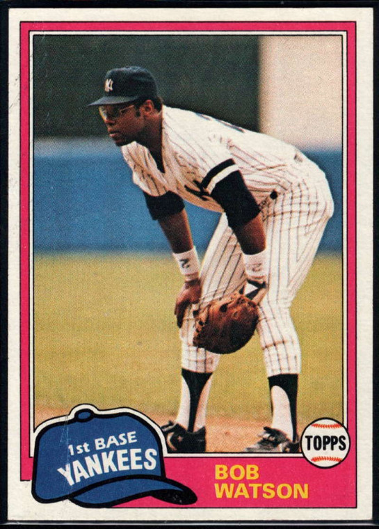 1981 Topps #690 Bob Watson VG New York Yankees 