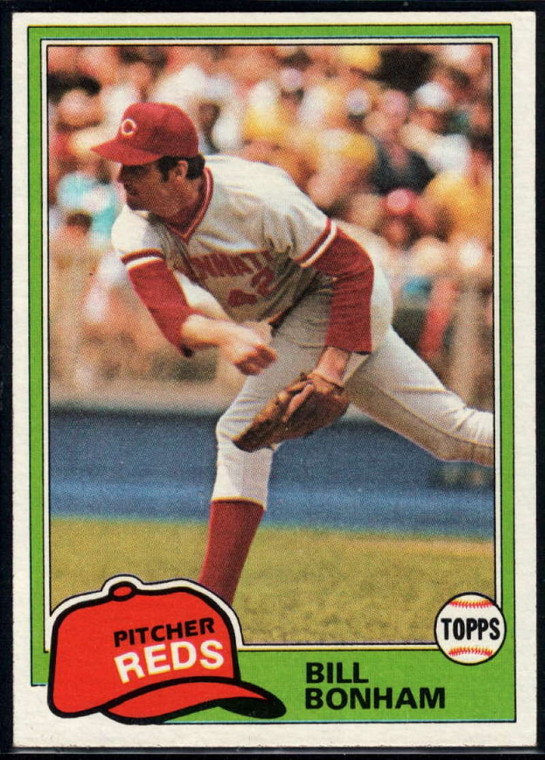 1981 Topps #712 Bill Bonham VG Cincinnati Reds 