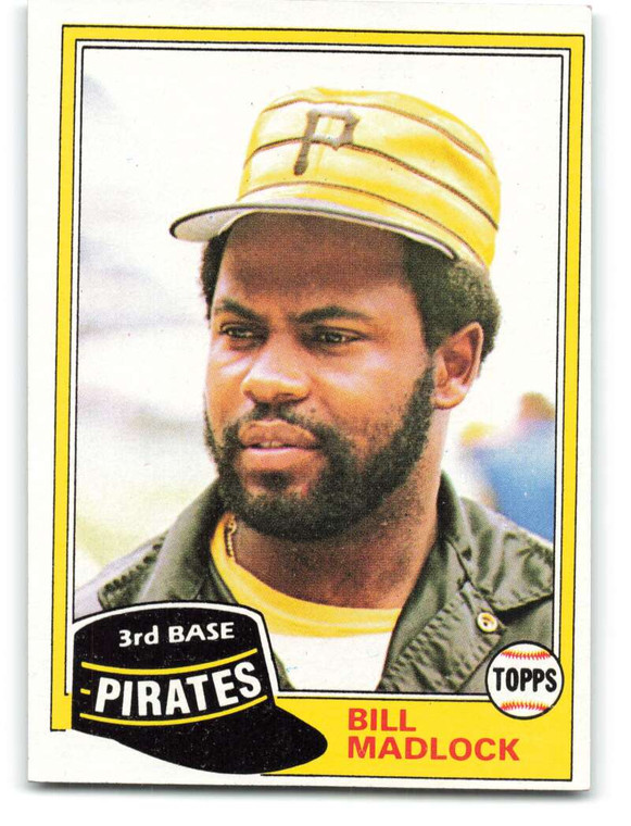 1981 Topps #715 Bill Madlock VG Pittsburgh Pirates 