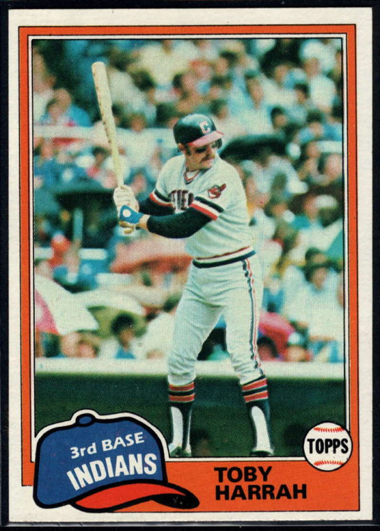 1981 Topps #721 Toby Harrah VG Cleveland Indians 