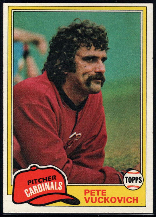 1981 Topps #193 Pete Vuckovich VG St. Louis Cardinals 