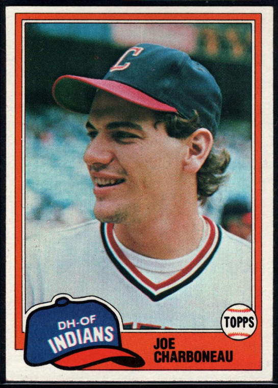 1981 Topps #13 Joe Charboneau VG RC Rookie Cleveland Indians 