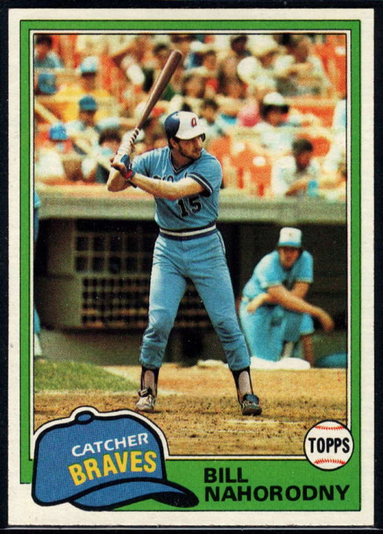 1981 Topps #296 Bill Nahorodny DP VG Atlanta Braves 