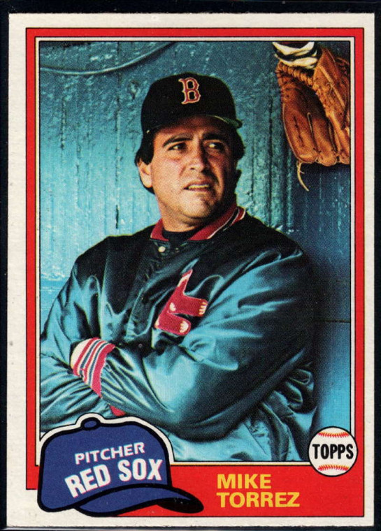 SOLD 15732 1981 Topps #525 Mike Torrez VG Boston Red Sox 
