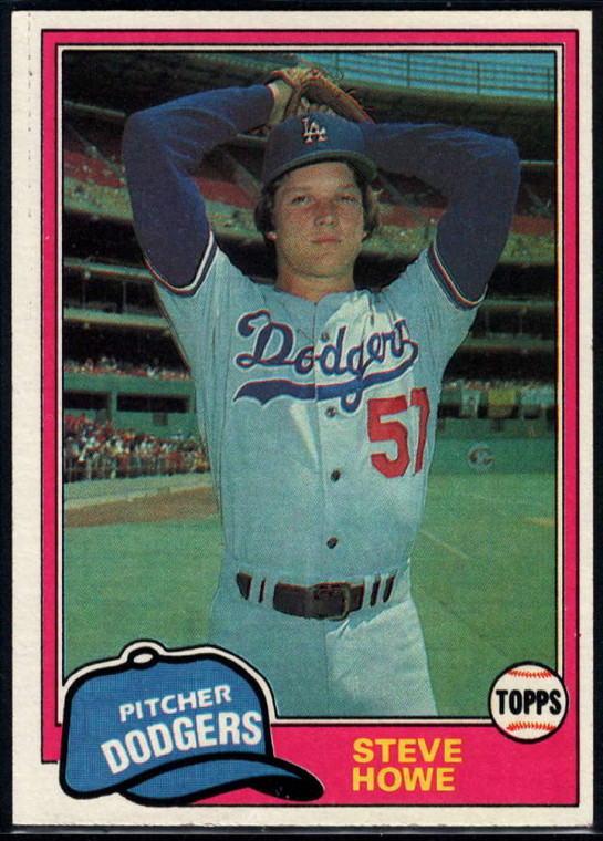 1981 Topps #693 Steve Howe VG RC Rookie Los Angeles Dodgers 