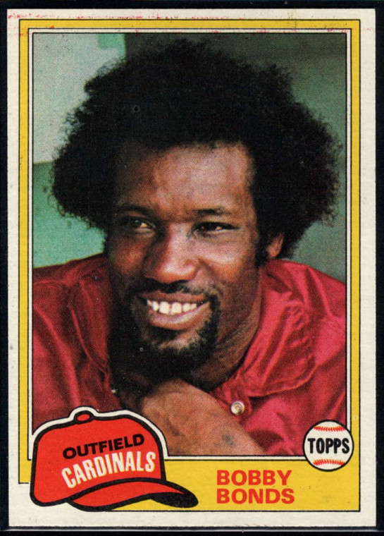 1981 Topps #635 Bobby Bonds VG St. Louis Cardinals 