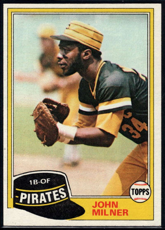 1981 Topps #618 John Milner VG Pittsburgh Pirates 