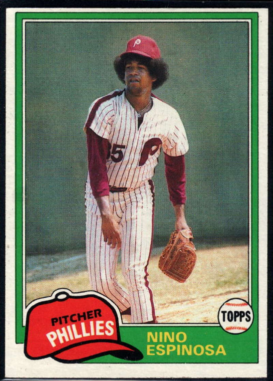 1981 Topps #405 Nino Espinosa VG Philadelphia Phillies 