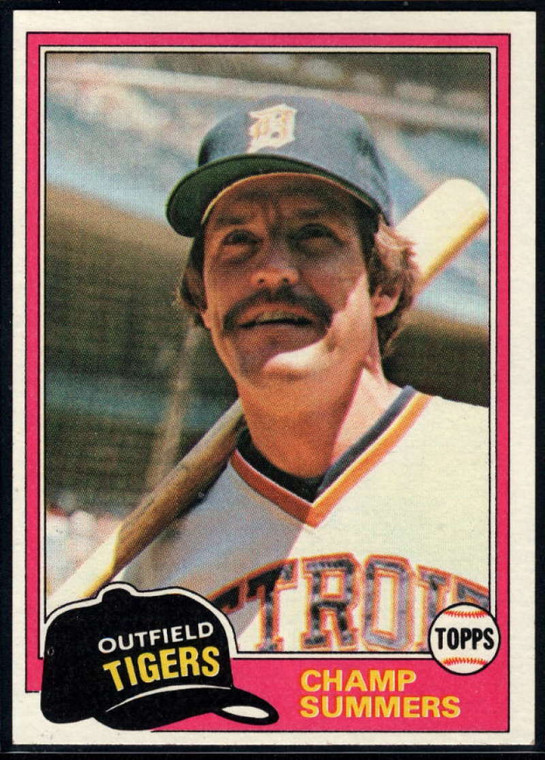 1981 Topps #27 Champ Summers DP VG Detroit Tigers 
