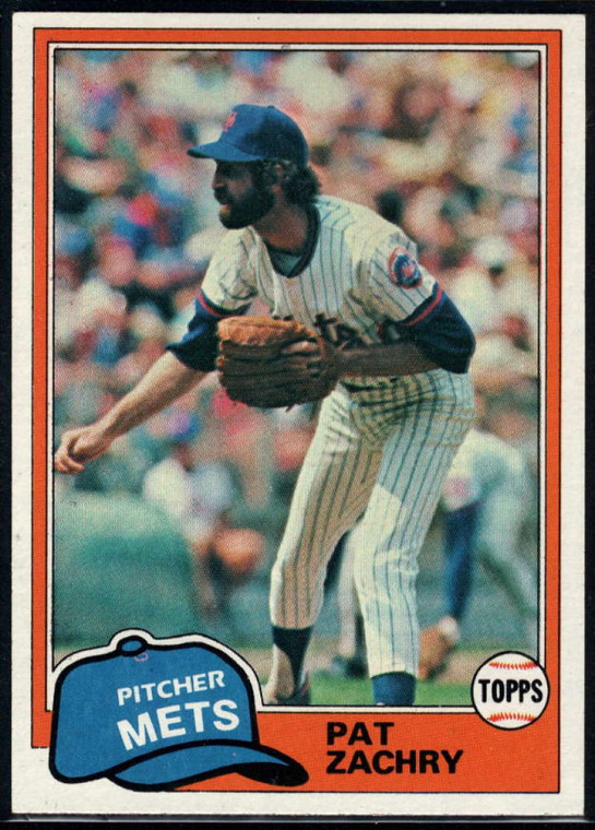 1981 Topps #224 Pat Zachry VG New York Mets 