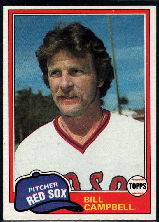 1981 Topps #396 Bill Campbell VG Boston Red Sox 