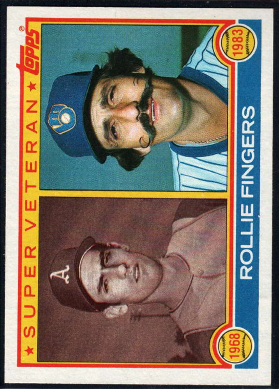 1983 Topps #36 Rollie Fingers SV VG Oakland Athletics/Milwaukee Brewers 