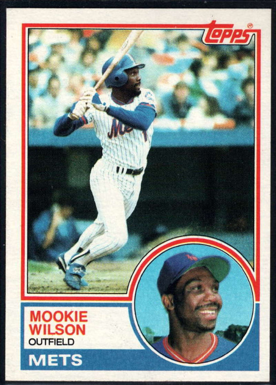 1983 Topps #55 Mookie Wilson VG New York Mets 