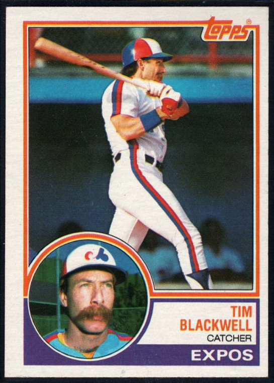 1983 Topps #57 Tim Blackwell VG Montreal Expos 