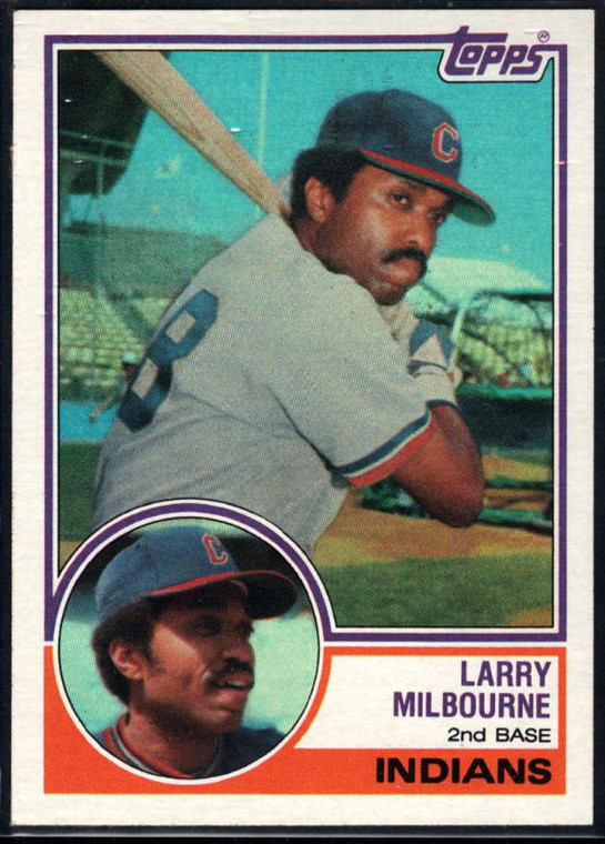 1983 Topps #91 Larry Milbourne VG Cleveland Indians 