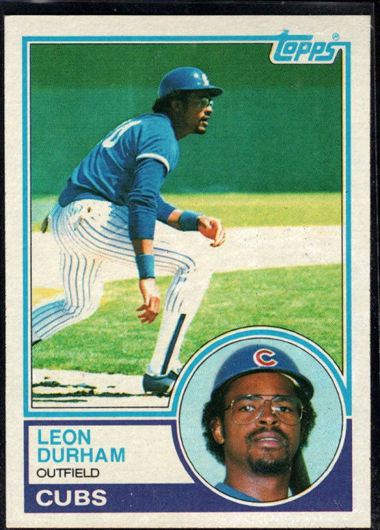 SOLD 16064 1983 Topps #125 Leon Durham VG Chicago Cubs 