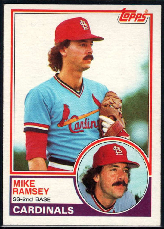 1983 Topps #128 Mike Ramsey VG St. Louis Cardinals 
