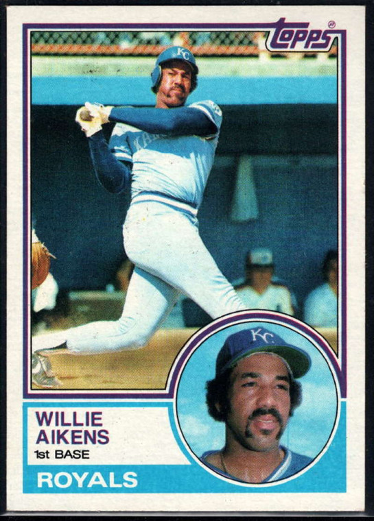 1983 Topps #136 Willie Aikens VG Kansas City Royals 